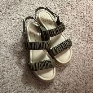Dolce Vita army green sandals